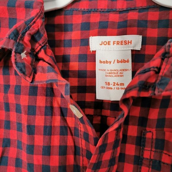 3/$15 Joe Fresh button down shirt - Picture 3 of 4
